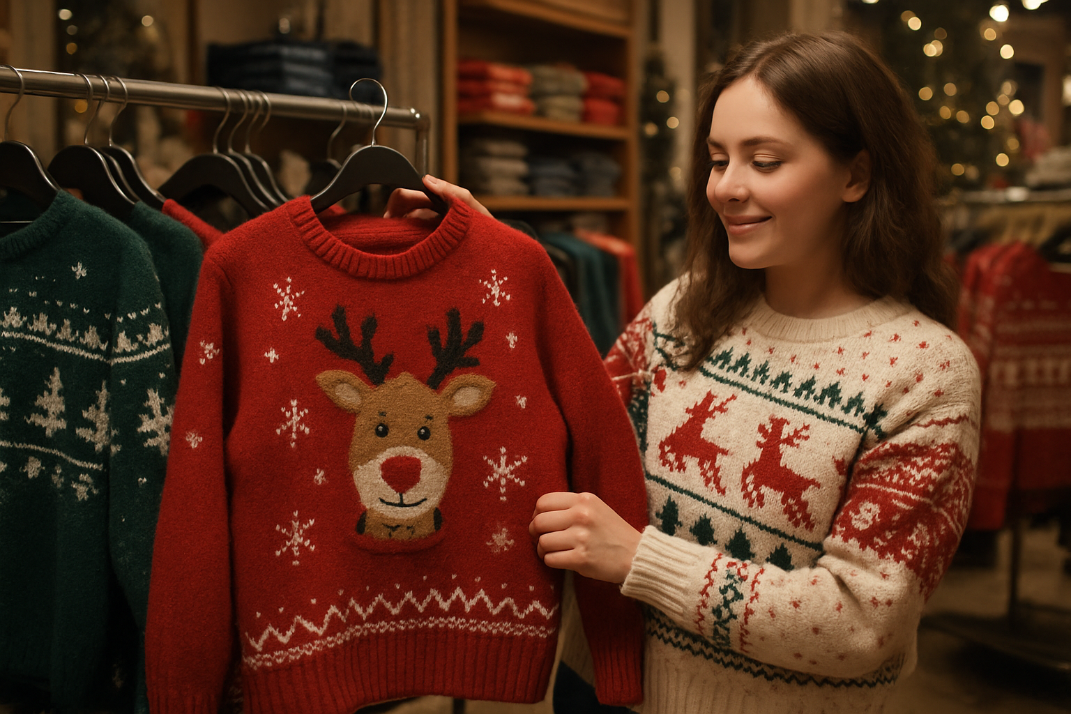 dove comprare maglioni natalizi - Illustration